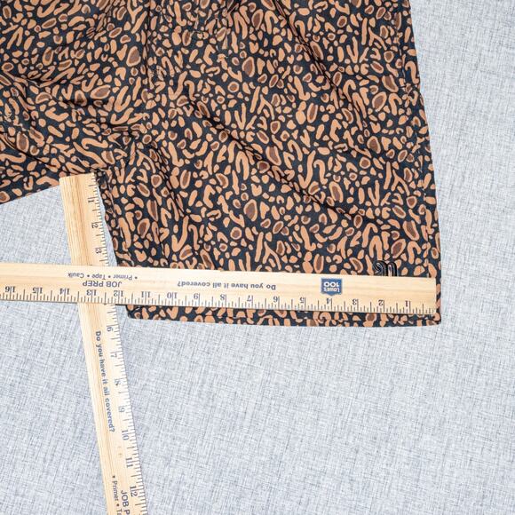 Nanushka Men's Large Printed Drawstring Shorts trunks brown - Picture 9 of 9
